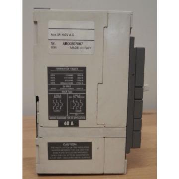 ABB SACE S3 S3N 40A 3-POLE CIRCUIT BREAKER