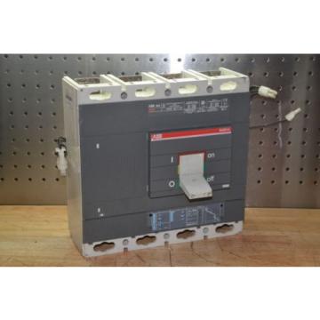 ABB Sace pr211 S6N 600 Amp 600 Volt 4 Pole Breaker S6 N 600A K6TH-4 AG10077568