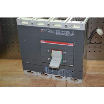 ABB Sace pr211 S6N 600 Amp 600 Volt 4 Pole Breaker S6 N 600A K6TH-4 AG10077568