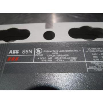 ABB SACE S6 CIRCUIT BREAKER AH08098508