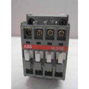 NEW ABB NL31E  CONTACTOR RELAY NL31E