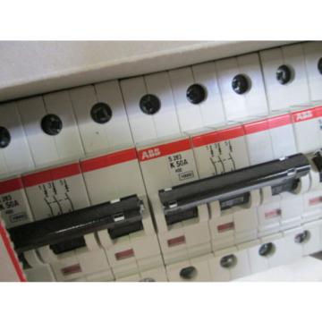 LOT OF 3 ABB CIRCUIT BREAKER S283 K50A *NEW IN BOX*