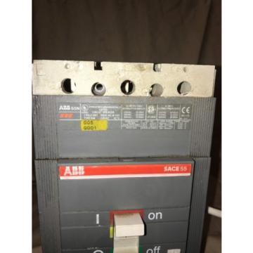 ABB CIRCUIT BREAKER Model S5N SACE S5 600VAC  3 Pool Unit