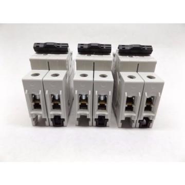 LOT OF 3 - ABB S202U-K25 CONTROL CIRCUIT BREAKER