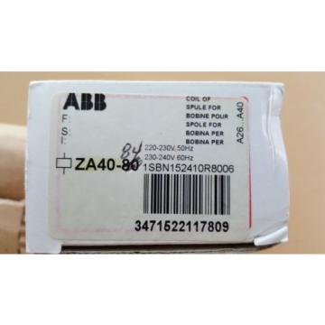 ABB ZA40-84 110 120 volt coil NEW