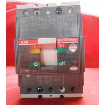 ABB  New In Box T2NM125TW 3 Pole 125 Amp 1SDA053398R1 MOTOR CIRCUIT PROTECTOR