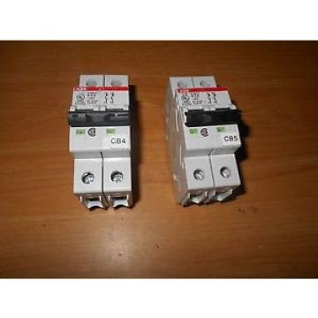 2  new  ABB circuit breakers