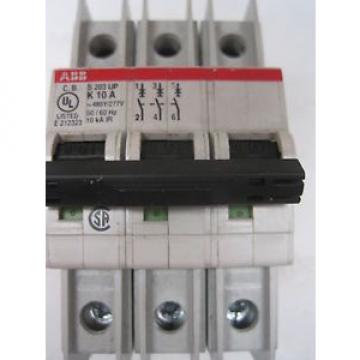 ABB  S203UP-K10A CIRCUIT BREAKER S203UPK10A