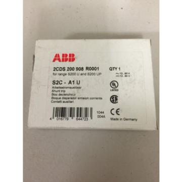 ABB Shunt Trip 2CDS 200 908R0001, S2C-A1 U