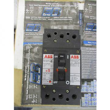 ABB Type ES 3 Pole 20 Amp 480 Volt Circuit Breaker- Warranty