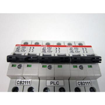 3x ABB S202U K3A HIGH PERFORMANCE CIRCUIT BREAKER 240VAC 10KA S 202 U