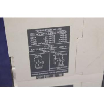 ABB SACE TMAX TS3L 50A BB71181795 CIRCUIT BREAKER E93565 600V 50 60Hz