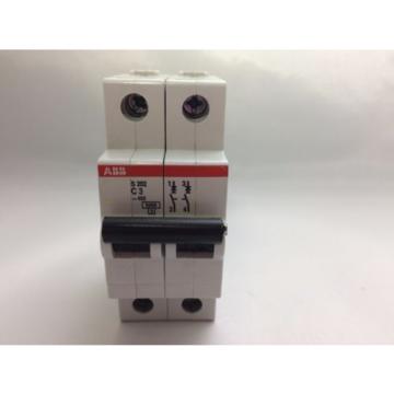 ABB S202-C3 2P 3A 277/480V CIRCUIT BREAKER