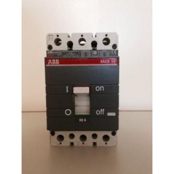 ABB sace s3 80 Amp Circuit Breaker