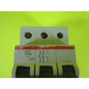 ABB Circuit Breaker -- S273 K3A -- Used