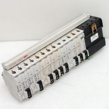 ABB Circuit Breaker Rail 120V Input 11x Outputs Surge Protected S281 S282 10A 6A