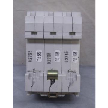 Used ABB KS 15A S273, ~400, Three Pole 15A Circuit Breaker (wrs)