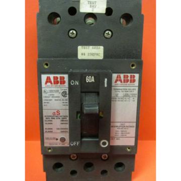 ABB Molded Case Switch 60A, 3P, 480V  Type ES ... VC-46