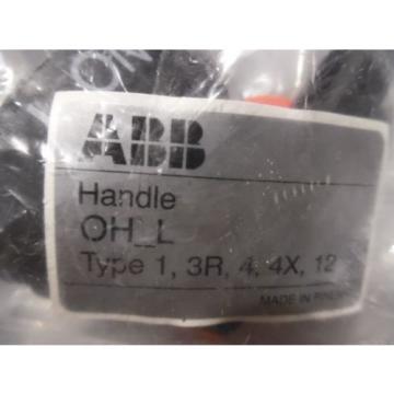 ABB OHB65L6 PISTOL HANDLES 6X65MM BLACK  1SCA022580R9650 New Lot of 4