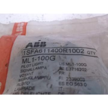 ABB ML1-100G PILOT LIGHT *NEW IN A BAG*