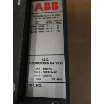 ABB 480VAC 20A 3-POLE CIRCUIT BREAKER LR 90467