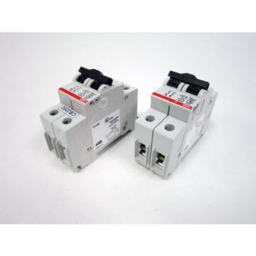 2x ABB S202U K2A HIGH PERFORMANCE CIRCUIT BREAKER 240VAC