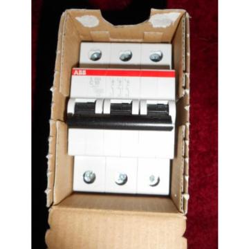 NEW IN THE BOX*  ABB S203-C10 3P MINIATURE CIRCUIT BREAKER 277/480V 10AMP