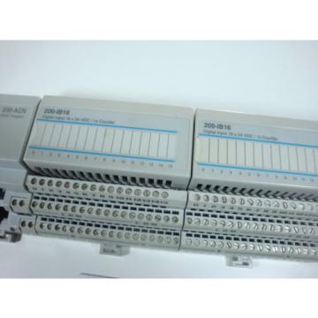 ABB S200-ACN ControlNet Adapter , 1x pair of ABB S200-IB16 &amp; ABB S200-TB3