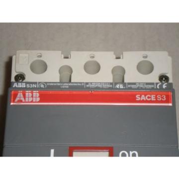 ABB S3N SACE S3 20 Amp Type HACR 3 Pole 20A Breaker 600V S3N020