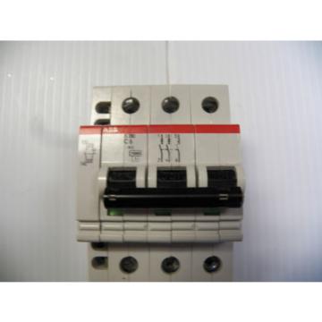 ABB CIRCUIT BREAKER S283C6 6A 6 A AMP 3P 3 POLE 400V