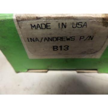 INA Thrust Ball Bearing B13 B-13 NIB