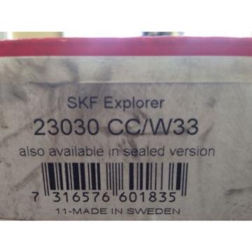 SKF 23030 CC/W33 Spherical Roller Bearing