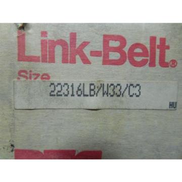 NEW Link-Belt 22316LB/W33/C3 Spherical Roller Bearing