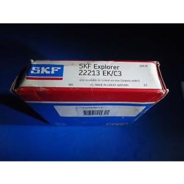 SKF 22213 EK/C3 SPHERICAL ROLLER BEARING 22213EK/C3 NEW IN BOX