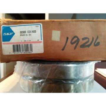 22320CCK/W33 SKF TAPERED SPHERICAL ROLLER BEARING