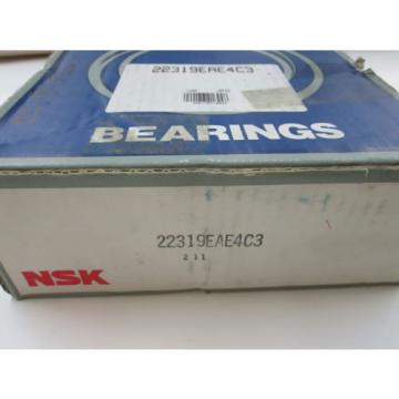 *NEW* 22319EAE4C3 NSK SPHERICAL ROLLER BEARING