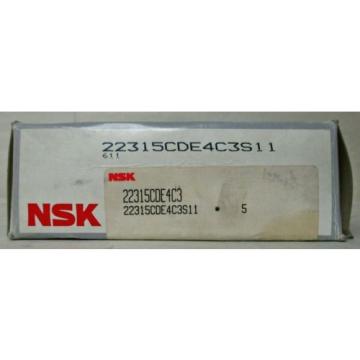 NSK 22315CDE4C3S11 - SPHERICAL ROLLER BEARING ***NEW IN BOX***