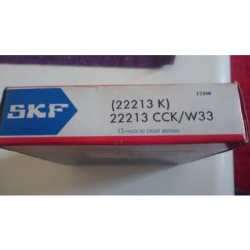 SKF 22213 K SPHERICAL ROLLER BEARING TAPERED NIB!!!