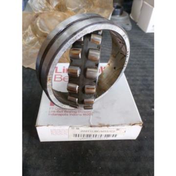 LINK-BELT 22211 LBK/W33/C3 SPHERICAL ROLLER Bearing, Taper Bore, Steel Retainer