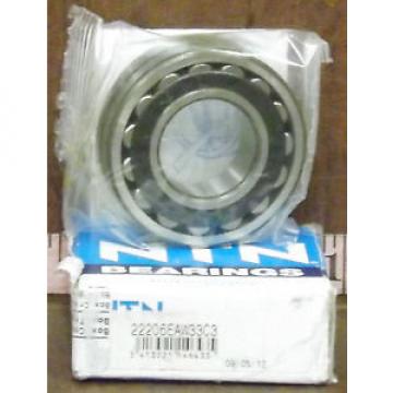 1 NEW NTN 22206EAW33C3 SPHERICAL ROLLER BEARING ***MAKE OFFER***