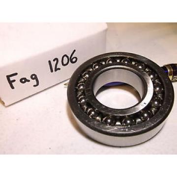 Fag Self-aligning ball bearings France  1206   Self Aligning Ball Bearing   New