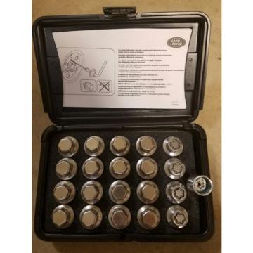 Set of 20 Wheel Lug Nuts &amp; Locks Land Rover LR3 LR4 Range Rover &amp; Sport OEM