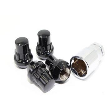 20 14x1.5 Black Tuner Lug Nuts Wheel Locks Buick LaCrosse Enclave Encore Regal