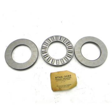 TORRINGTON CO. NTHA-3662 STANDARD NEEDLE ROLLER BEARING THRUST BEARING ASSY