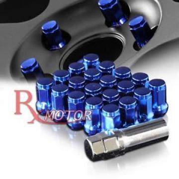 LUG NUTS WHEEL TUNER RACING 20 PCS BLUE ACORN M12 x 1.5MM + KEY LOCK 20 PIECES