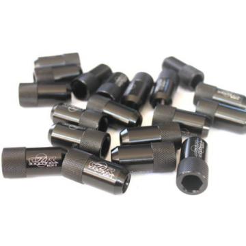 20PC CZRRACING BLACK SHORTY TUNER LUG NUTS NUT LUGS WHEELS/RIMS FITS:TOYOTA