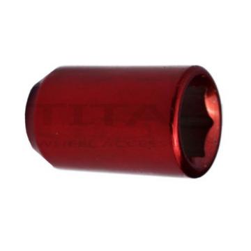 20 Piece Red Chrome Tuner Lugs Nuts | 1/2&#034; Hex Lugs | Key Included