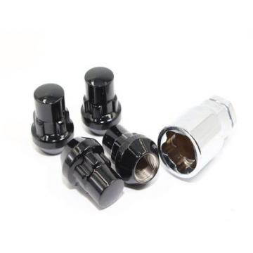 14x1.5 Black Lug Nuts Wheel Locks Combo Tahoe Escalade Silverado Yukon Denali