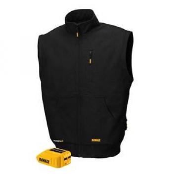 DeWALT DCHJ065B-XL 20V/12V XL Black Heated Jacket w. Removable Sleeves/Adaptor