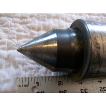 Heavy Steel Tapered Dead Center and Adapter sleeve PTPk 6/5 S from Metal Lathe